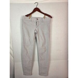American Eagle Jegging Pants Womens 6  Beige Corduroy Stretch